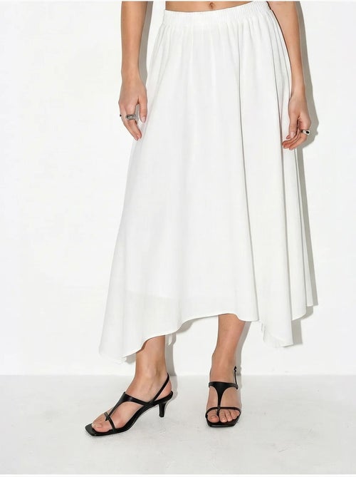 Jupe midi trapèze à taille haute lucci - Kiabi Jupe midi trapèze à taille haute lucci - Kiabi