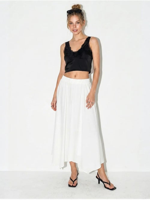 Jupe midi trapèze à taille haute lucci - Kiabi Jupe midi trapèze à taille haute lucci - Kiabi