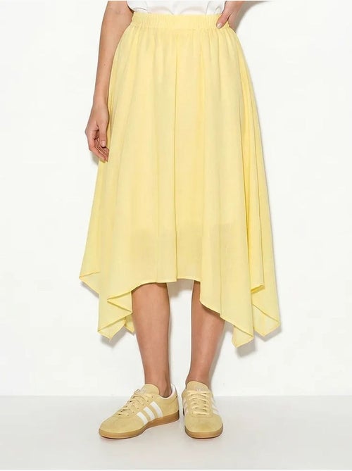 Jupe midi trapèze à taille haute lucci - Kiabi Jupe midi trapèze à taille haute lucci - Kiabi
