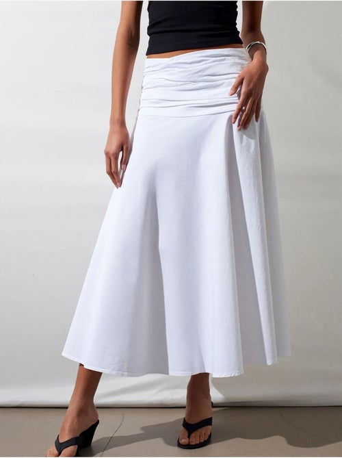 Jupe Midi Trapèze Taille Haute - Kiabi Jupe Midi Trapèze Taille Haute - Kiabi