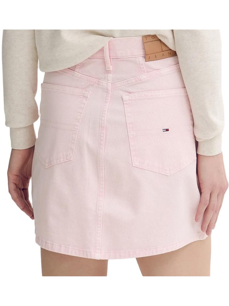 Jupe Mom Femme Tommy Hilfiger Rose - Kiabi