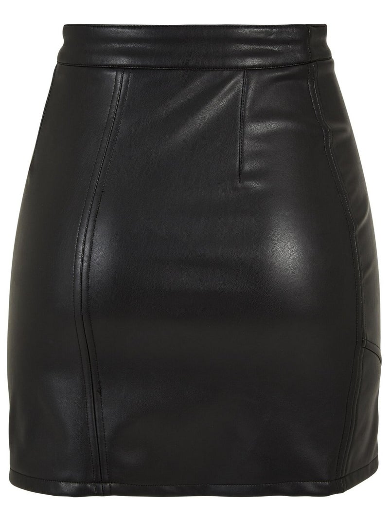 Jupe motif/style motard - urban classics Noir - Kiabi
