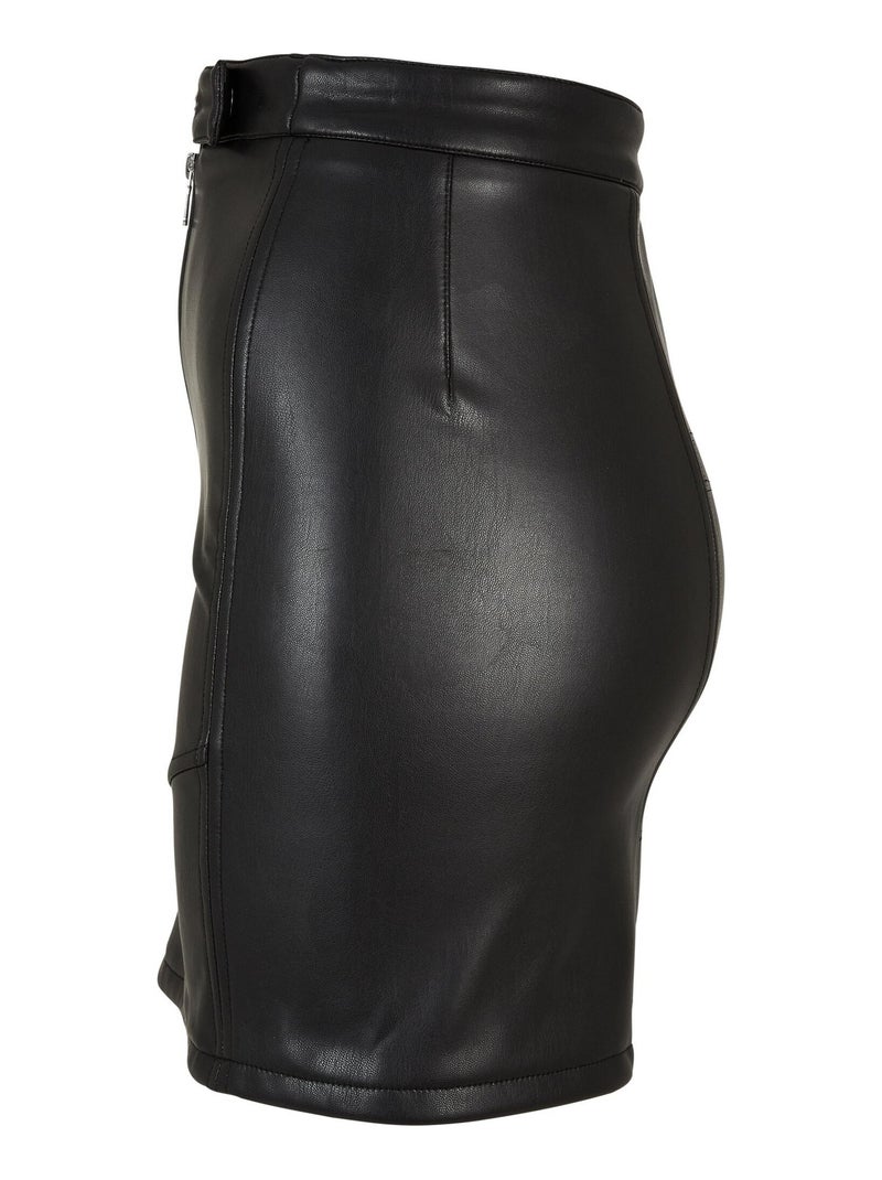 Jupe motif/style motard - urban classics Noir - Kiabi