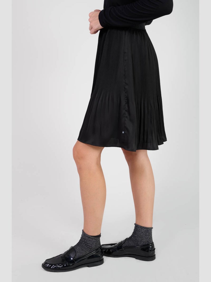 Jupe OKI evasée, patineuse 'Le Temps Des Cerises' Noir - Kiabi