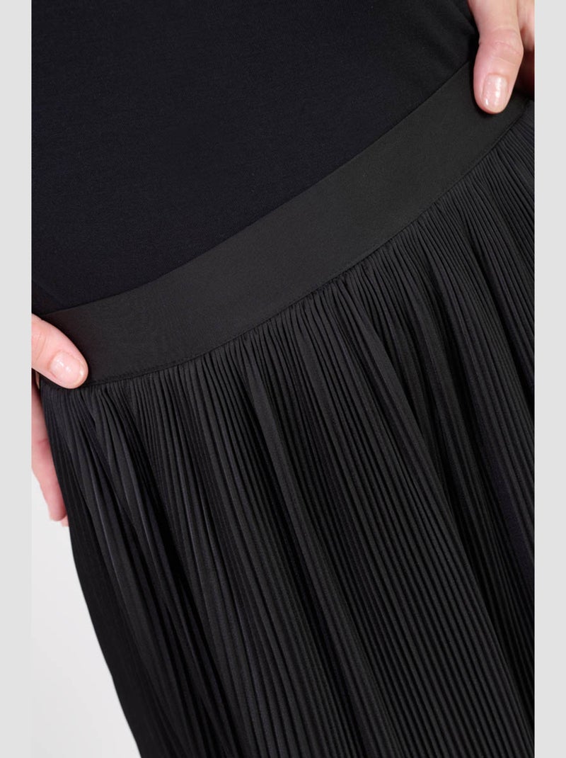 Jupe OKI evasée, patineuse 'Le Temps Des Cerises' Noir - Kiabi