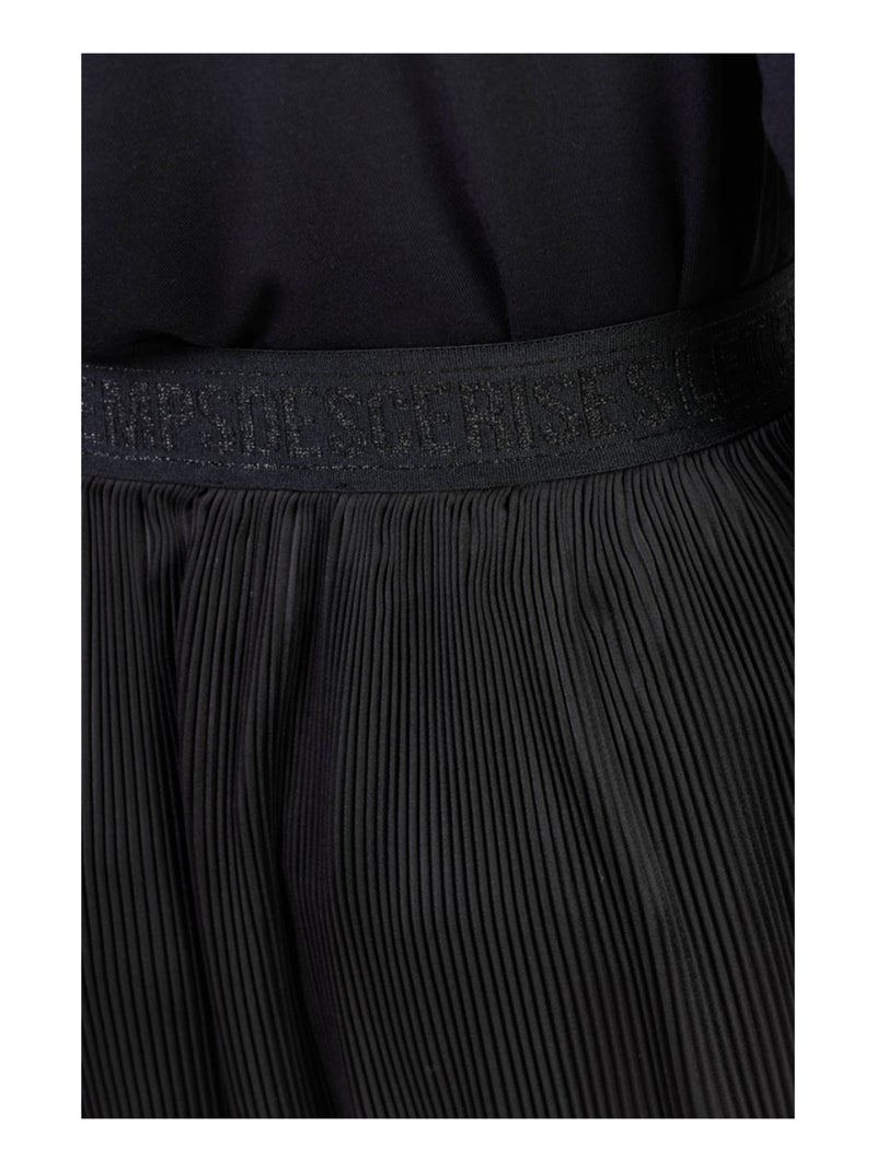 Jupe OKI evasée, patineuse 'Le Temps Des Cerises' Noir - Kiabi