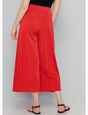 Jupe-pantalon ceinture élastiquée