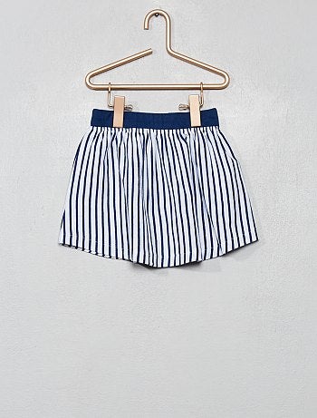 Jupe patineuse rayée