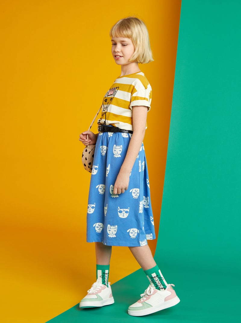 Jupe patineuse X Little Bad Wolf Bleu - Kiabi