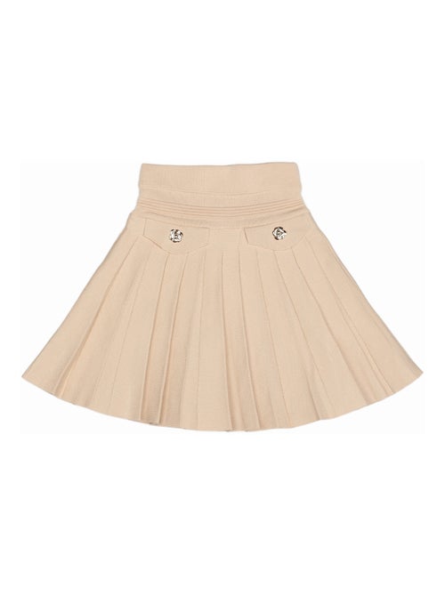 Jupe piqué à poches - Kiabi