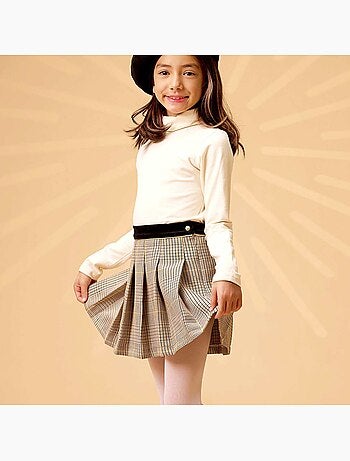 Jupe Plissée à Carreaux Tartan LONDON - La Faute à Voltaire