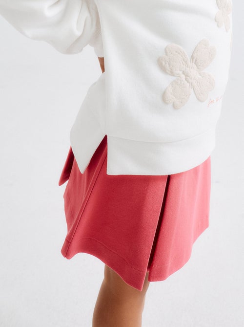 Jupe Plissée en Point de Rome - Kiabi