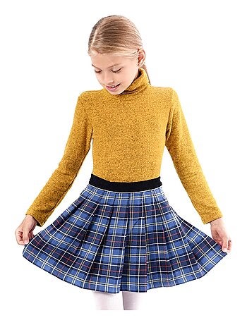 Jupe Plissée Hiver Carreaux Tartan LONDON - La Faute à Voltaire
