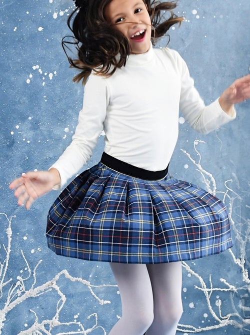 Jupe Plissée Hiver   Carreaux Tartan    LONDON - La Faute à Voltaire - Kiabi