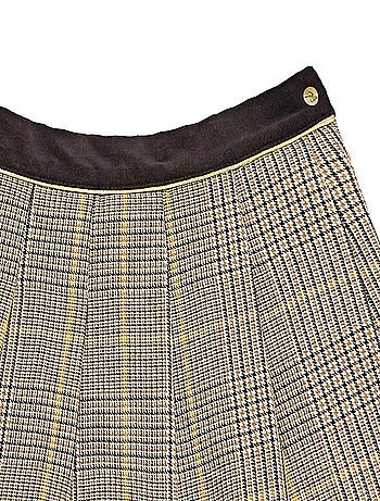 Jupe Plissée Hiver Carreaux Tartan LONDON - La Faute à Voltaire