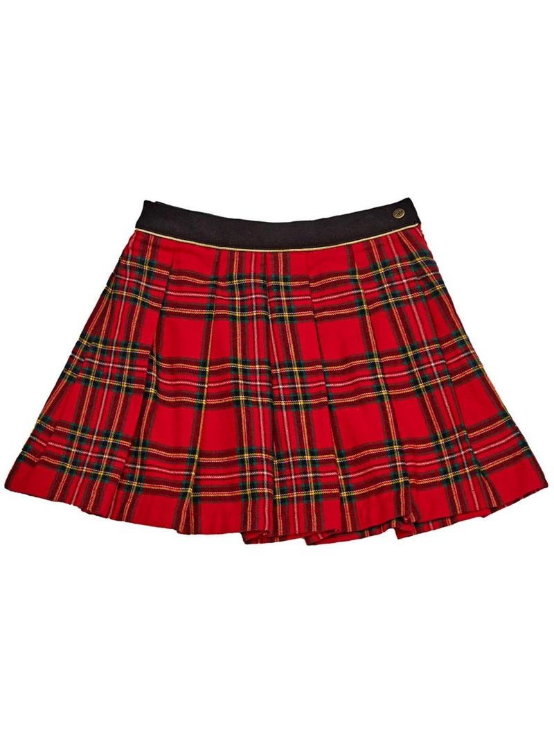 Jupe Plissée Hiver   Carreaux Tartan   LONDON - La Faute à Voltaire Rouge - Kiabi