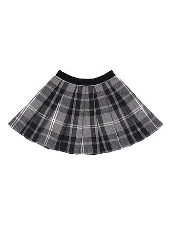 Jupe Plissée Hiver Laine Carreaux Tartan LONDON - La Faute à Voltaire