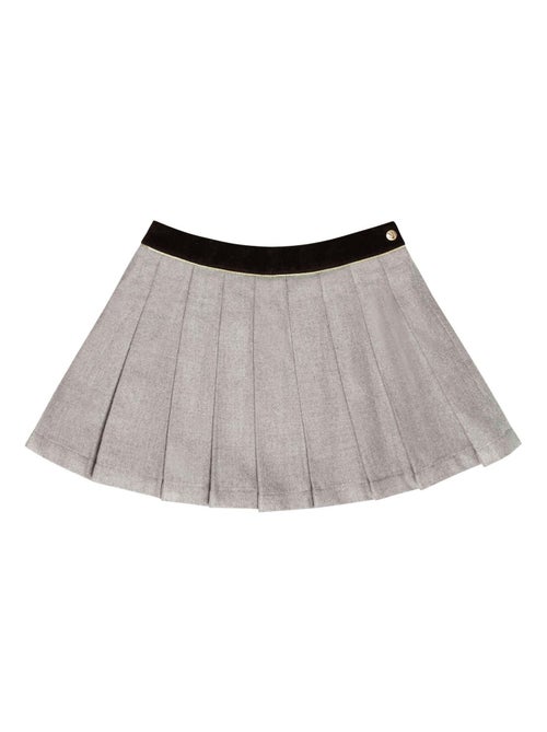 Jupe Plissée Hiver   Laine    LONDON - La Faute à Voltaire - Kiabi