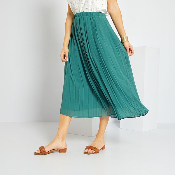 jupe plissee midi femme