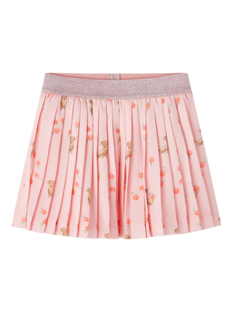 Jupe Plissée Pour Enfant Coton - VidaXL Orange - Kiabi