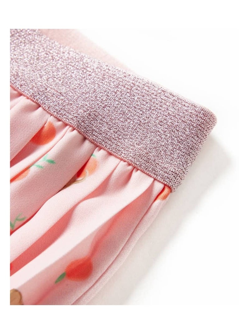 Jupe Plissée Pour Enfant Coton - VidaXL Orange - Kiabi