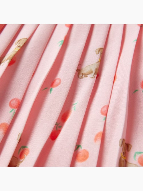Jupe Plissée Pour Enfant Coton - VidaXL - Kiabi