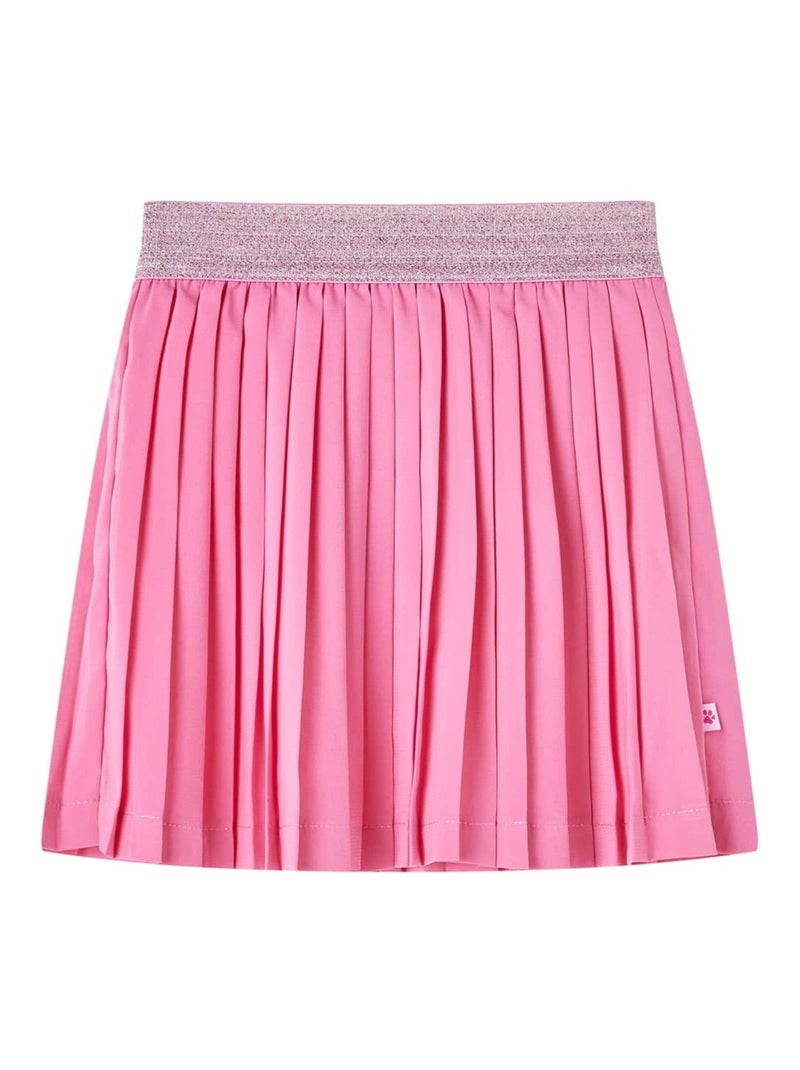 Jupe Plissée Pour Enfant Polyester - VidaXL Rose - Kiabi