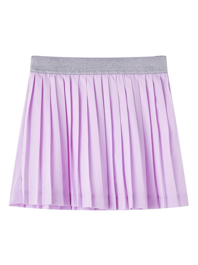 Jupe Plissée Pour Enfant Polyester - VidaXL Violet - Kiabi