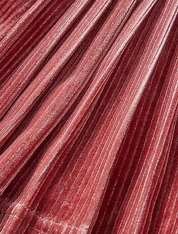 Jupe Plissée Pour Enfant Velours - VidaXL