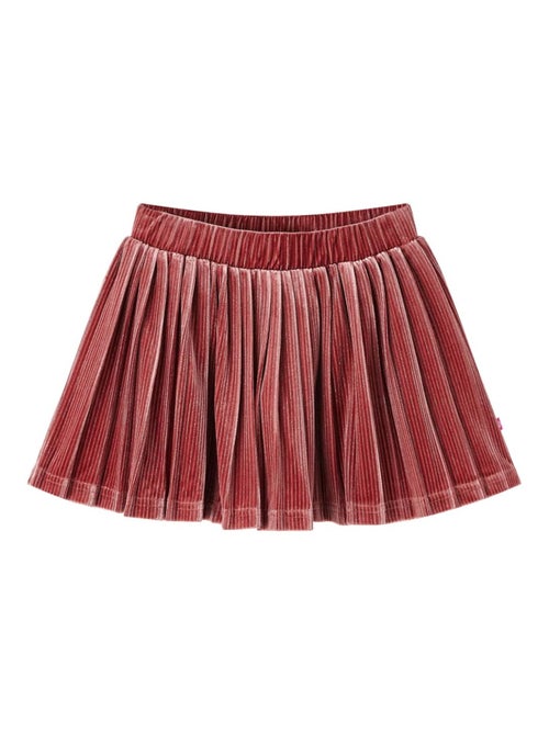 Jupe Plissée Pour Enfant Velours - VidaXL - Kiabi