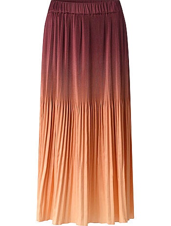 Jupe Plissée Satin Mat élégant - Taille Courte - helline