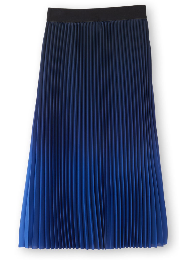 Jupe plissée tie and dye - DAXON Bleu - Kiabi