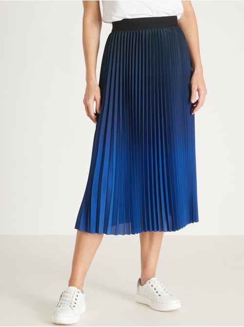 Jupe plissée tie and dye - Kiabi