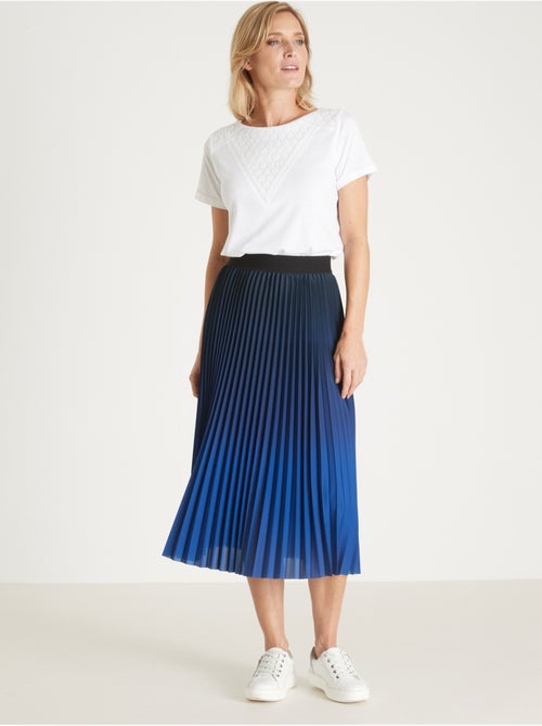 Jupe plissée tie and dye - Kiabi