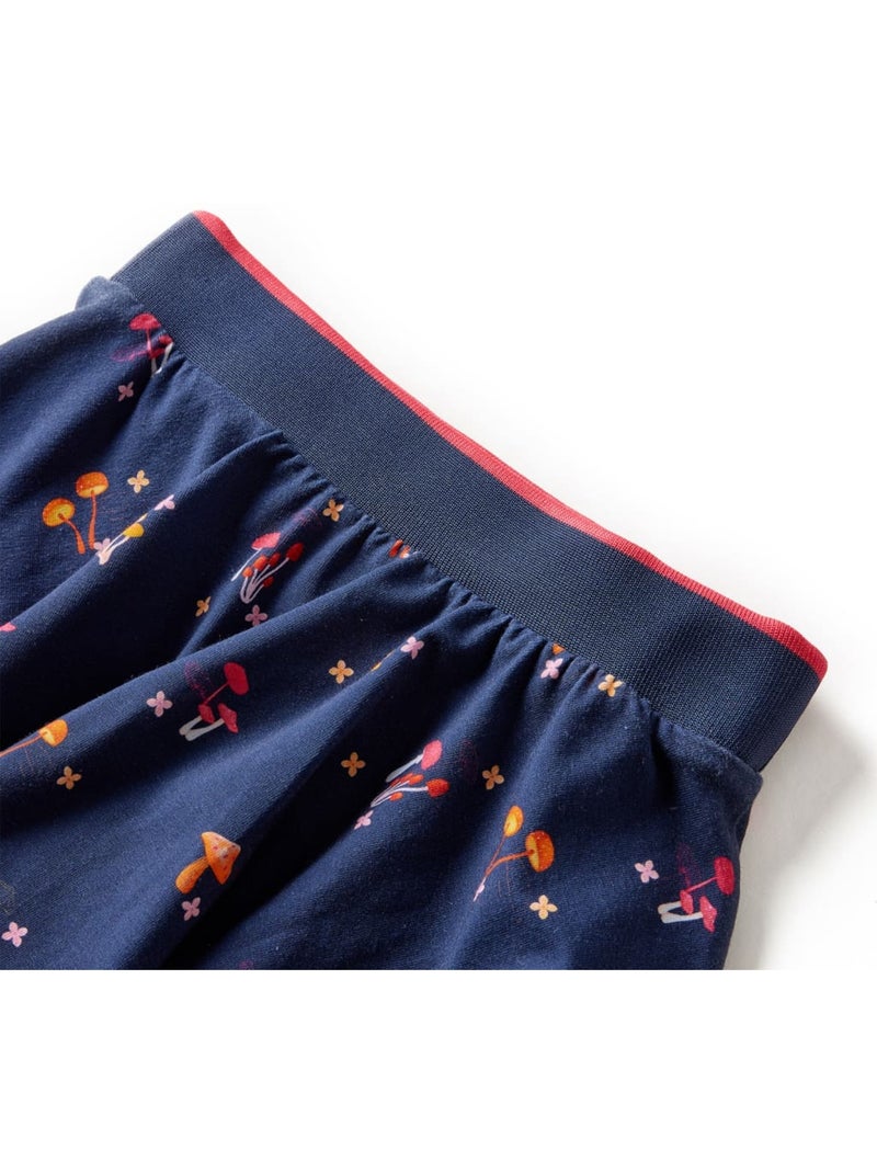 Jupe Pour Enfant Coton - VidaXL Bleu - Kiabi