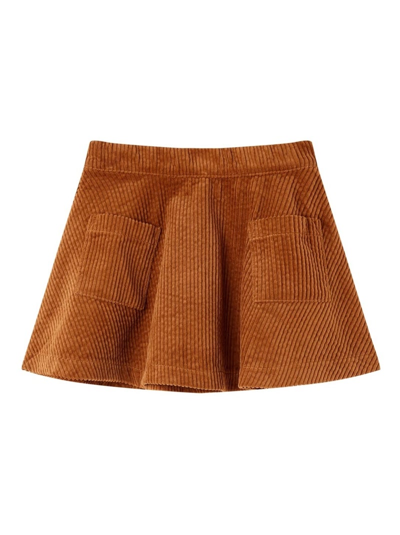 Jupe Pour Enfant Coton - VidaXL Camel - Kiabi