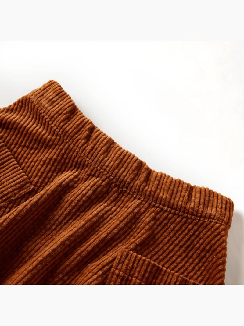 Jupe Pour Enfant Coton - VidaXL Camel - Kiabi