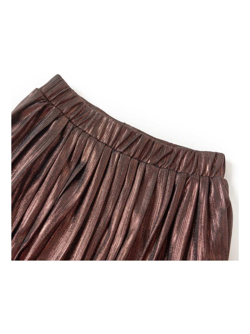Jupe Pour Enfant Coton - VidaXL Camel - Kiabi