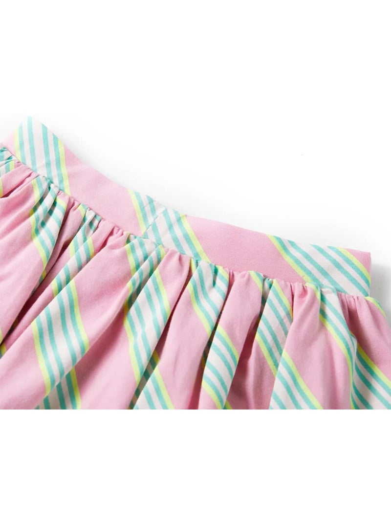 Jupe Pour Enfant Coton - VidaXL Rose - Kiabi