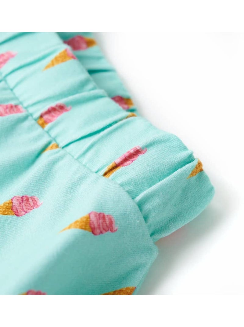 Jupe Pour Enfant Coton - VidaXL Vert - Kiabi