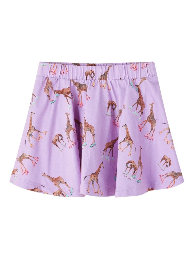 Jupe Pour Enfant Coton - VidaXL Violet - Kiabi
