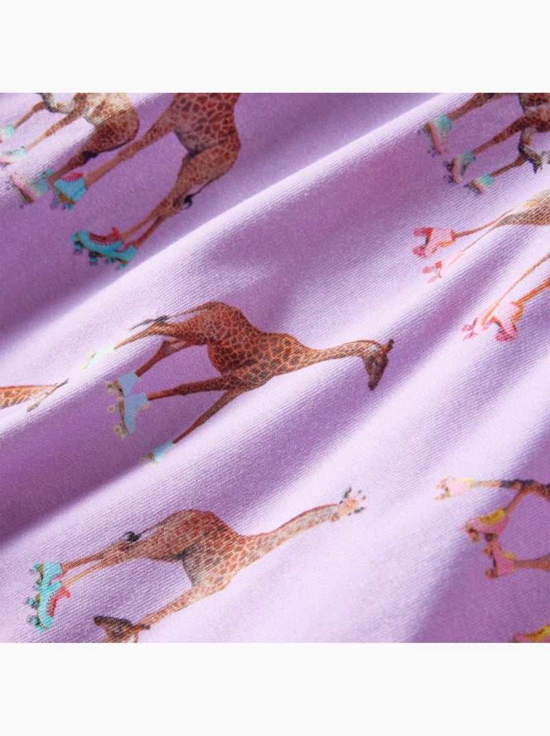Jupe Pour Enfant Coton - VidaXL Violet - Kiabi
