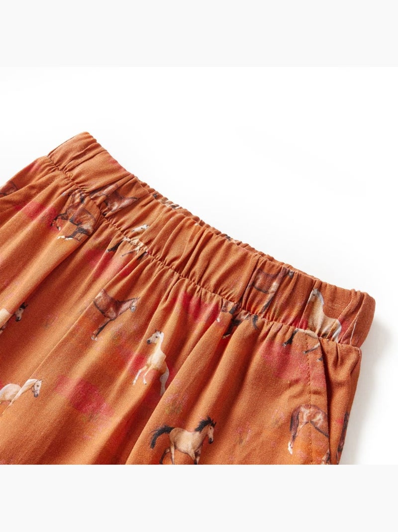 Jupe Pour Enfant Fibre - VidaXL Camel - Kiabi