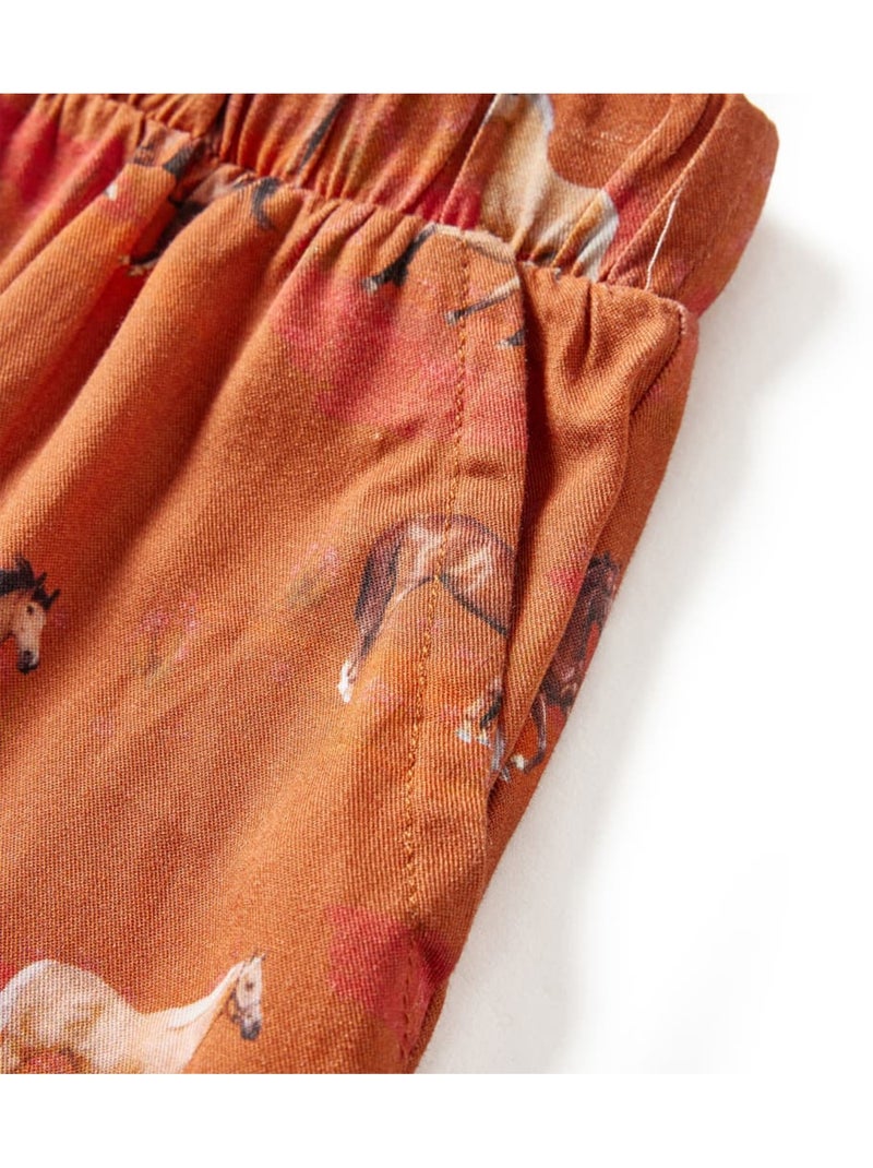 Jupe Pour Enfant Fibre - VidaXL Camel - Kiabi