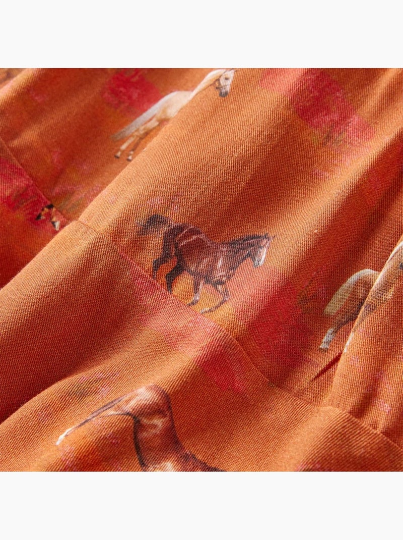 Jupe Pour Enfant Fibre - VidaXL Camel - Kiabi