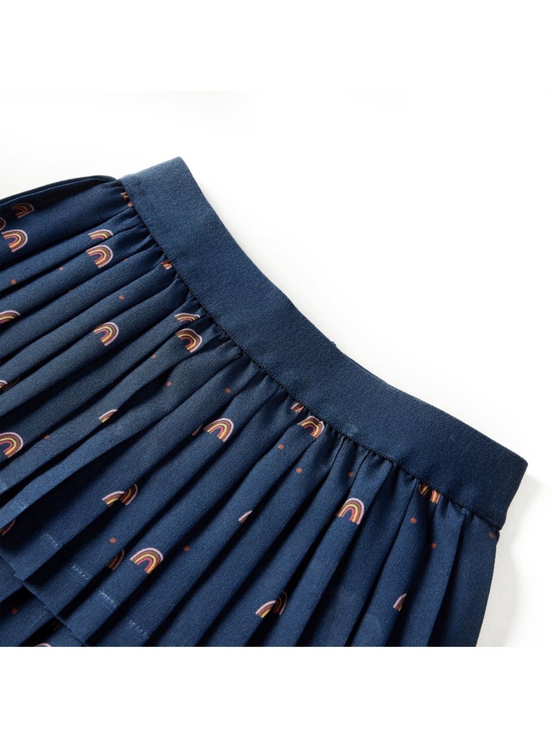 Jupe Pour Enfant Polyester - VidaXL Bleu - Kiabi