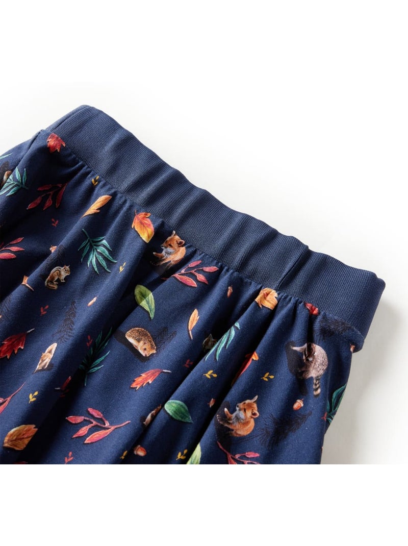 Jupe Pour Enfant Tissu - VidaXL Bleu - Kiabi