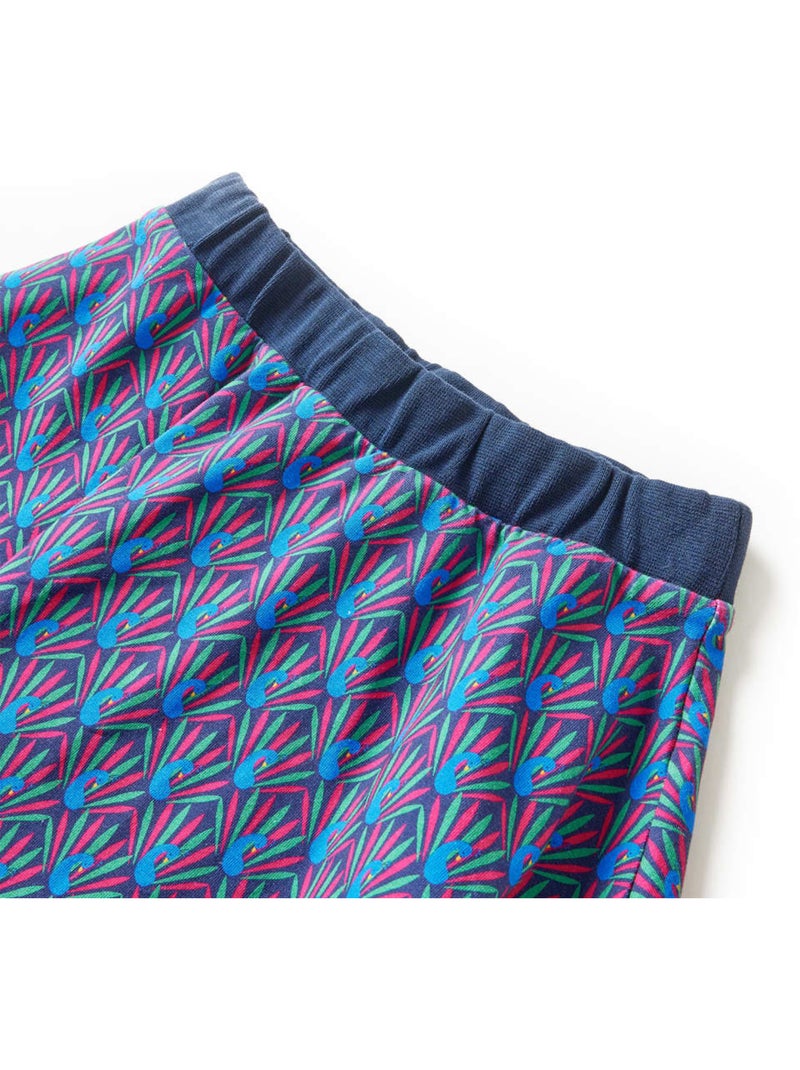 Jupe Pour Enfant Tissu - VidaXL Bleu - Kiabi