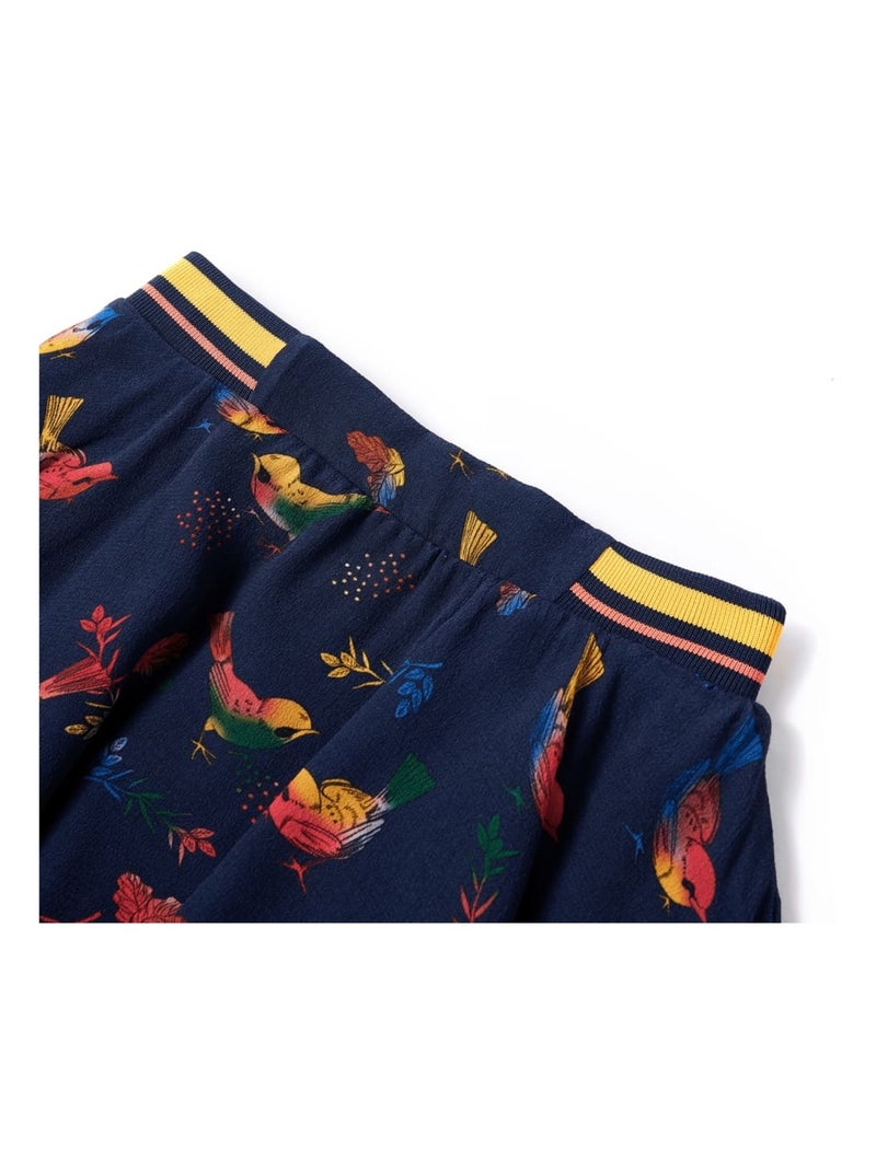 Jupe Pour Enfants Polyester - VidaXL Bleu - Kiabi