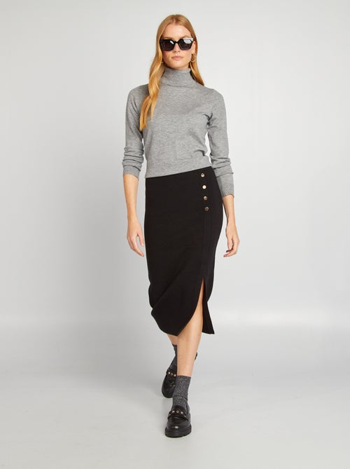 Jupe pull moulante - Kiabi
